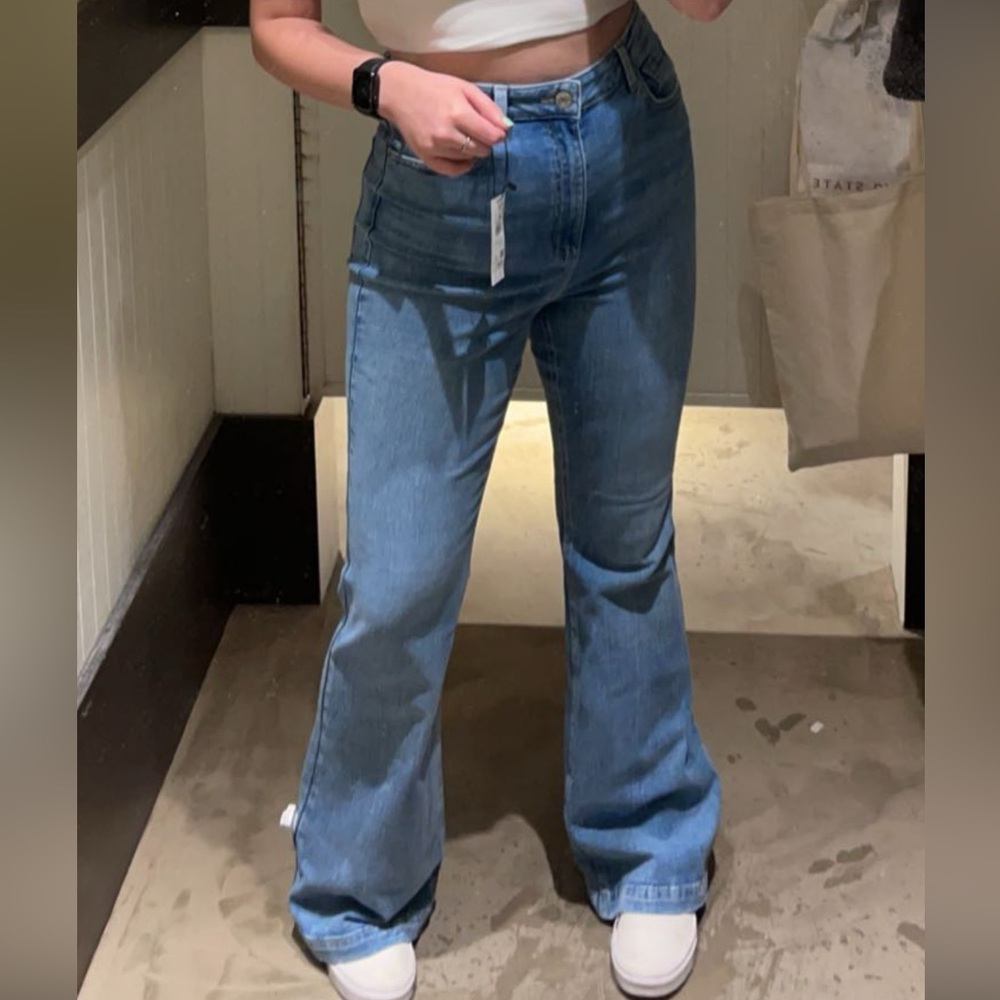 Garage Light Blue Flare Jeans - Size 29 - like New